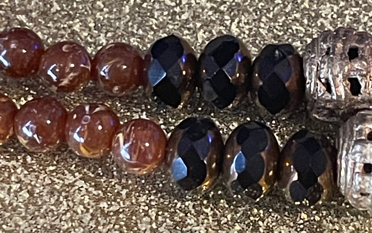 Brass and Tiger Eye Necklace