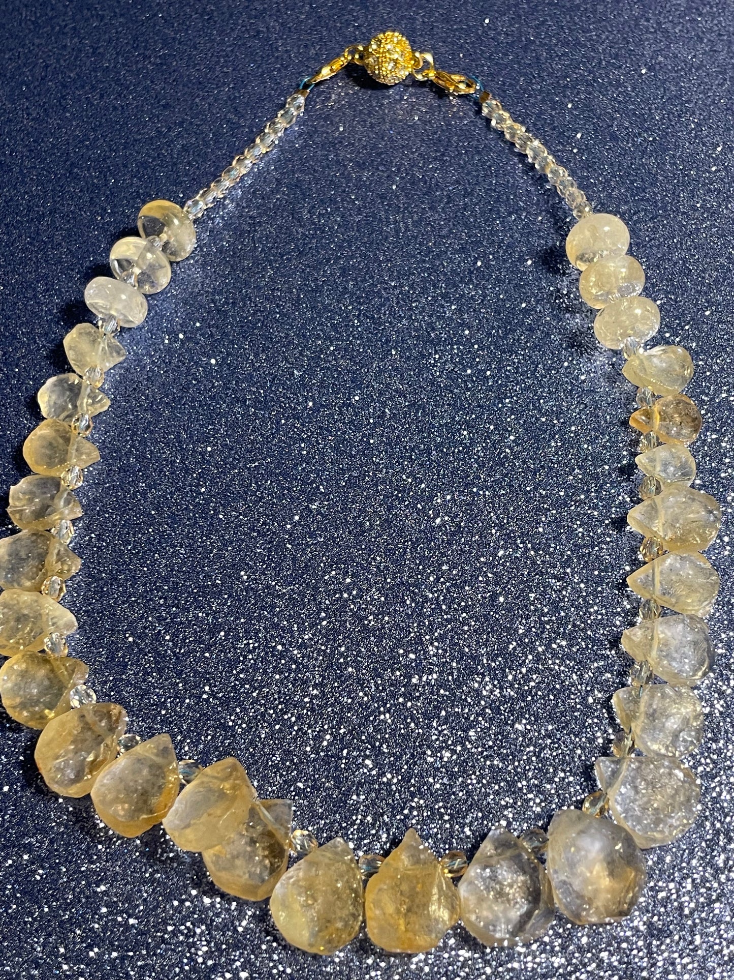 Citrine Drop Necklace