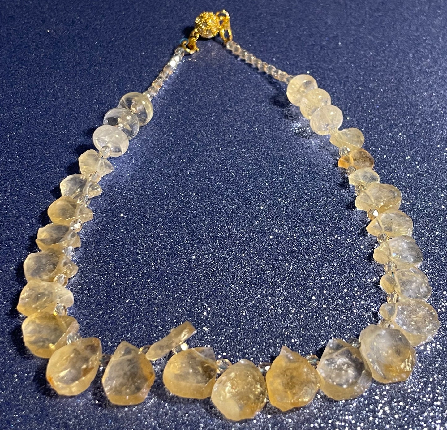 Citrine Drop Necklace