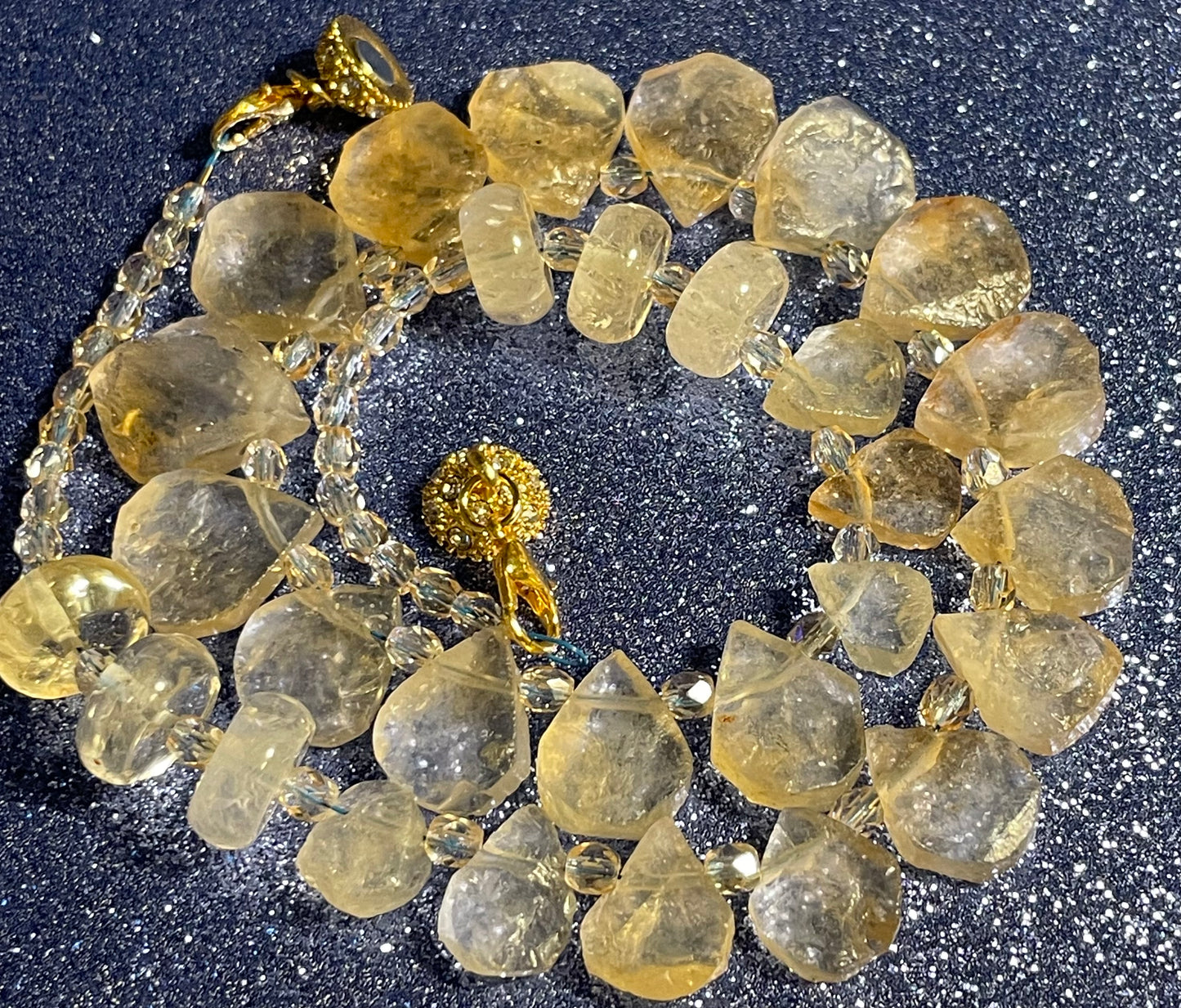 Citrine Drop Necklace