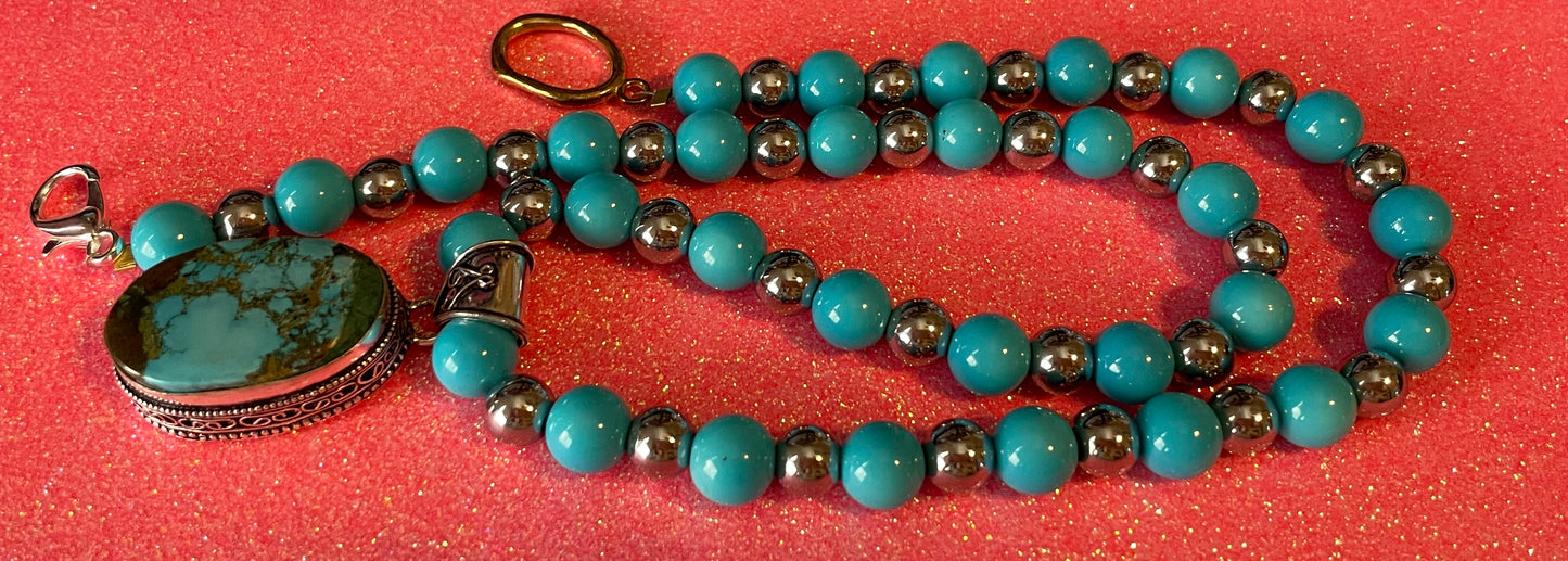 Turquoise Pendant Necklace