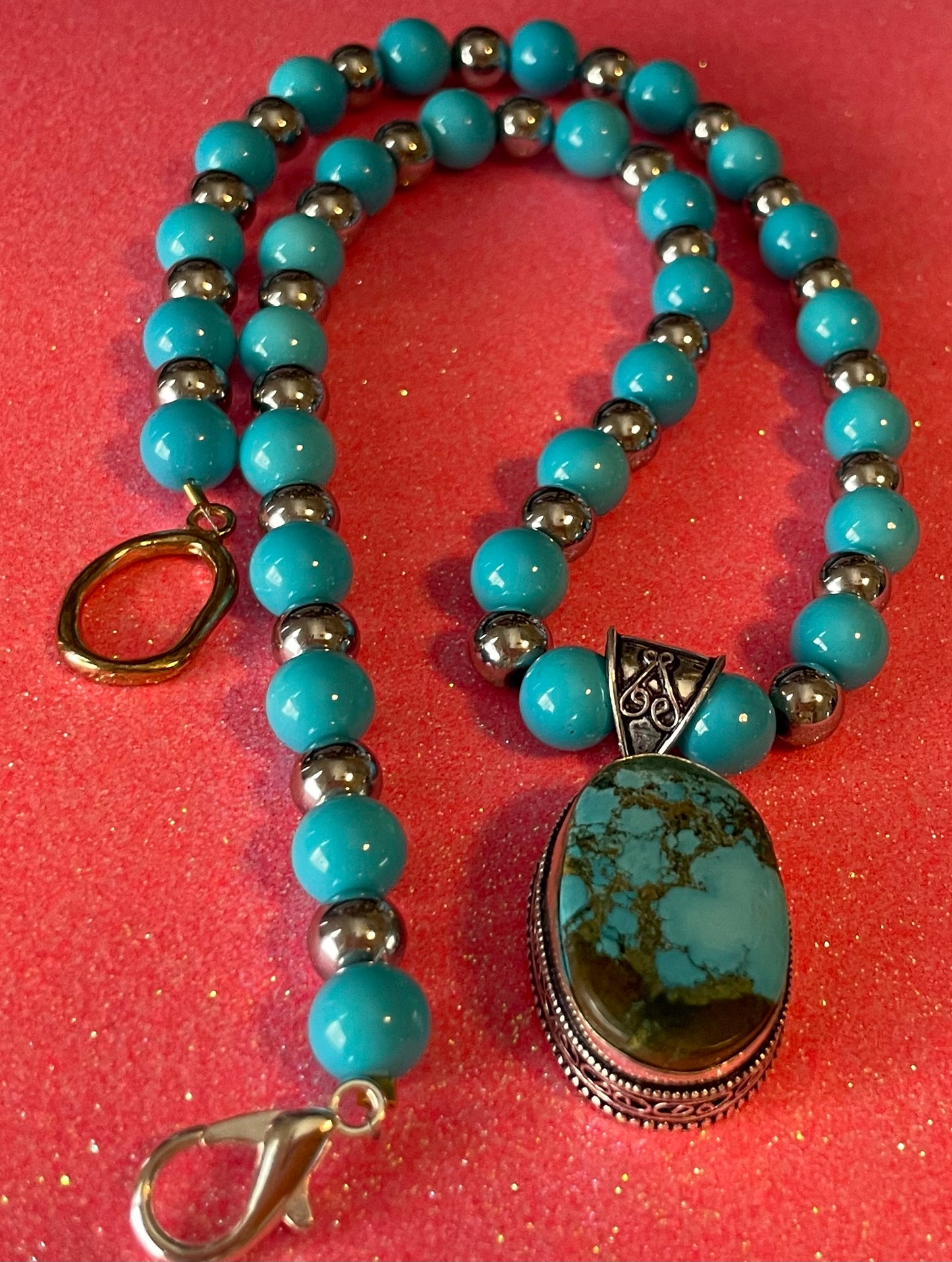 Turquoise Pendant Necklace