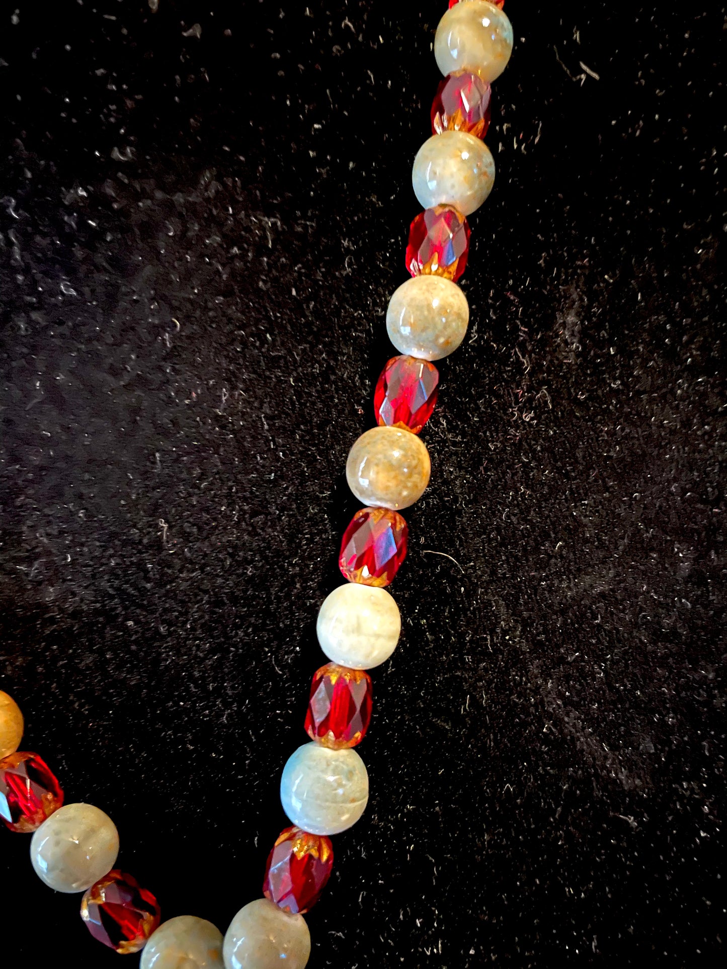 Gilded Jade Statement Necklace