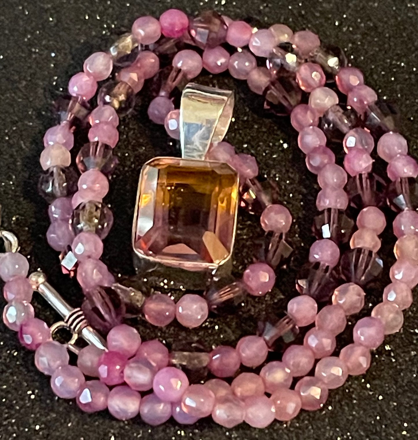 Ametrine Solitaire Necklace