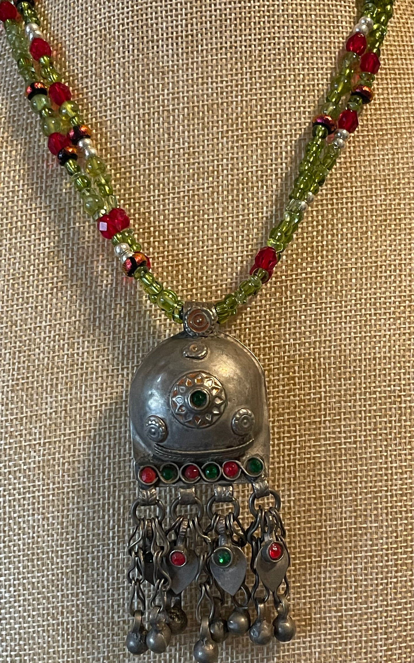 Vintage Afghani Pendant Necklace