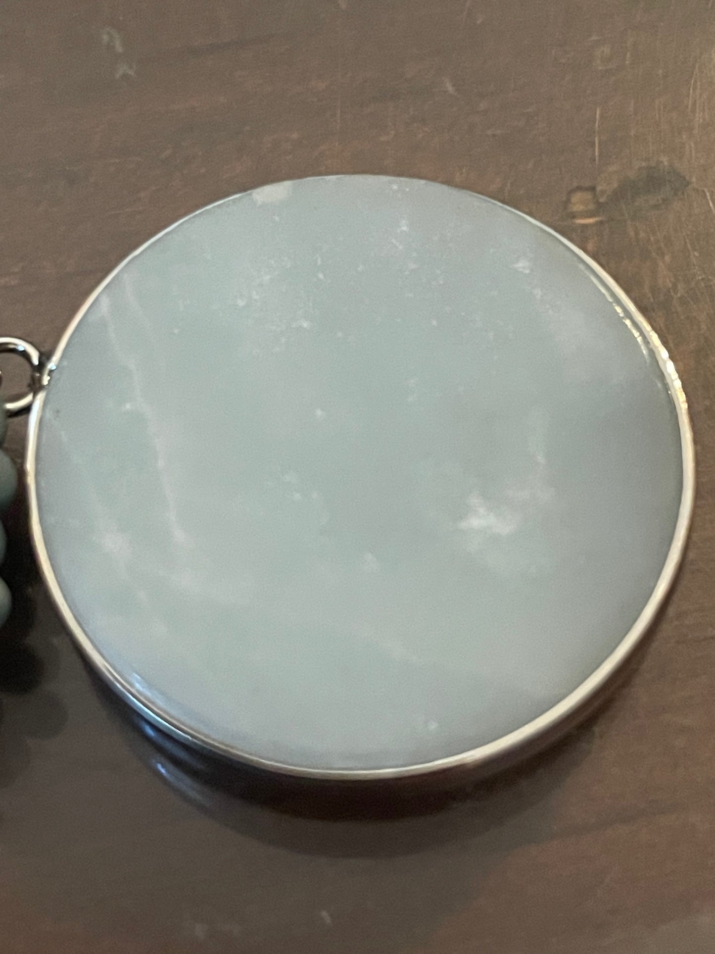 Blue Lace Agate Pendant Necklace