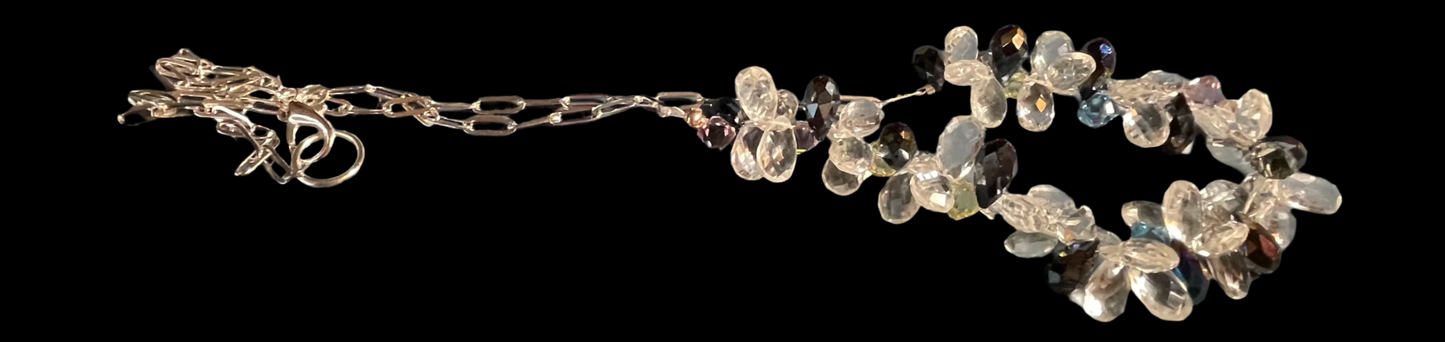 Indulgent Sparkling Quartz Necklace