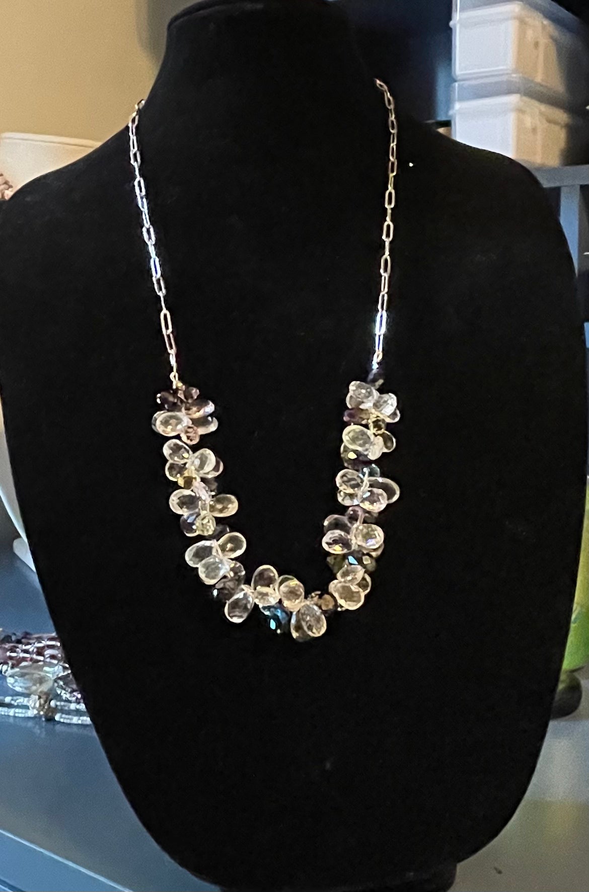 Indulgent Sparkling Quartz Necklace