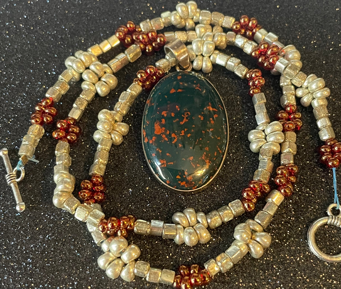 Blood Stone Necklace