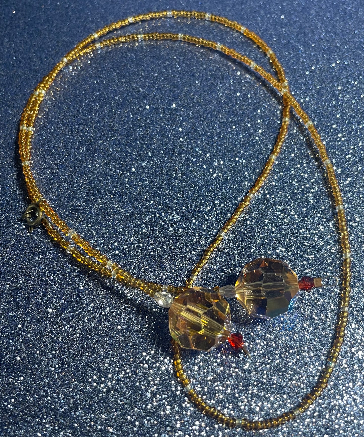 Unique Swarovski Quasi-Lariat