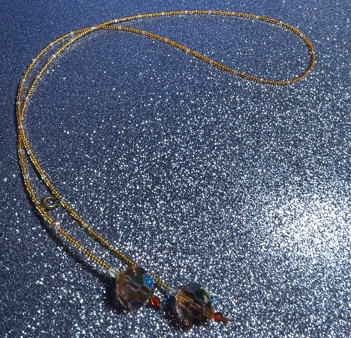 Unique Swarovski Quasi-Lariat