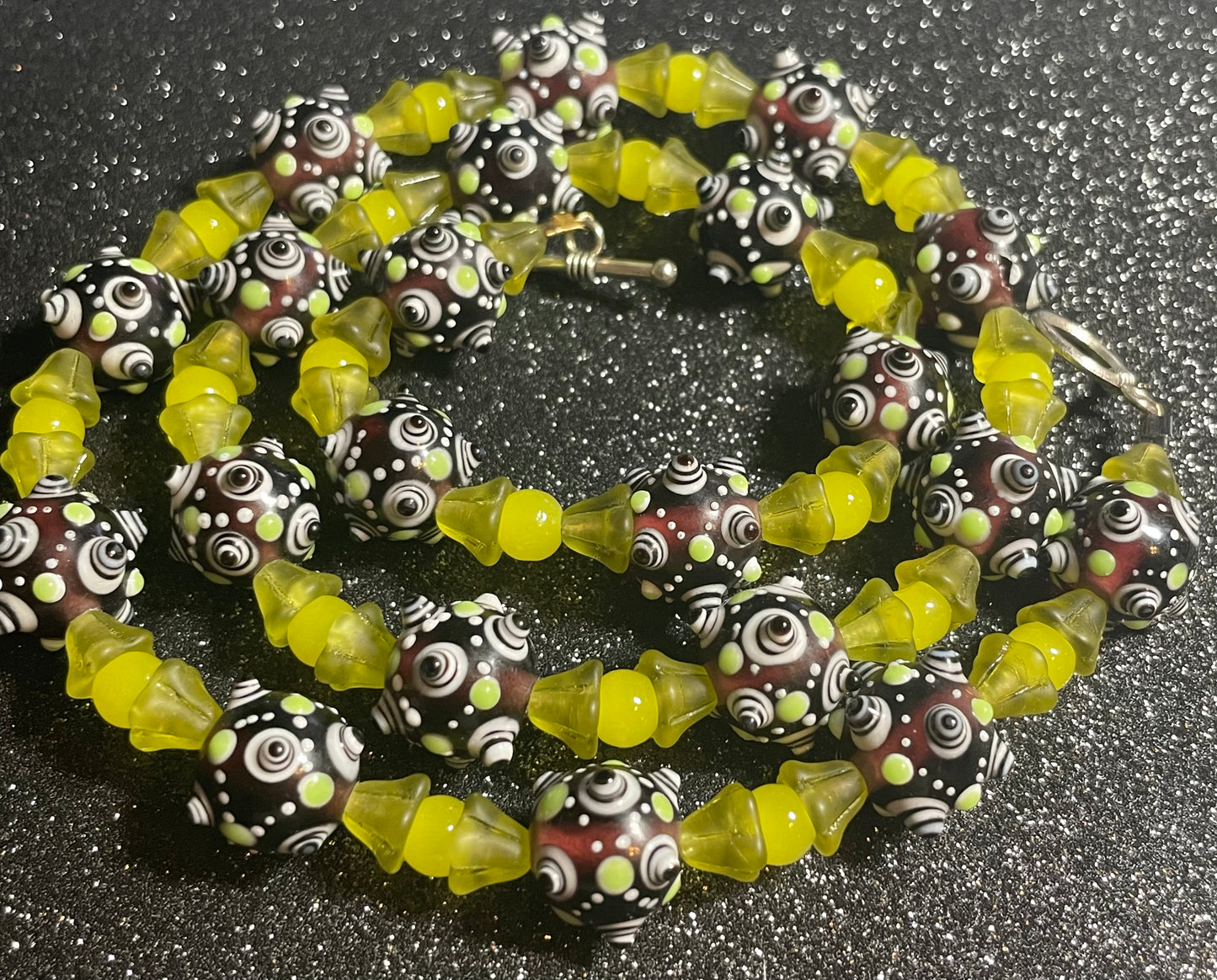 Boho Glass Necklace