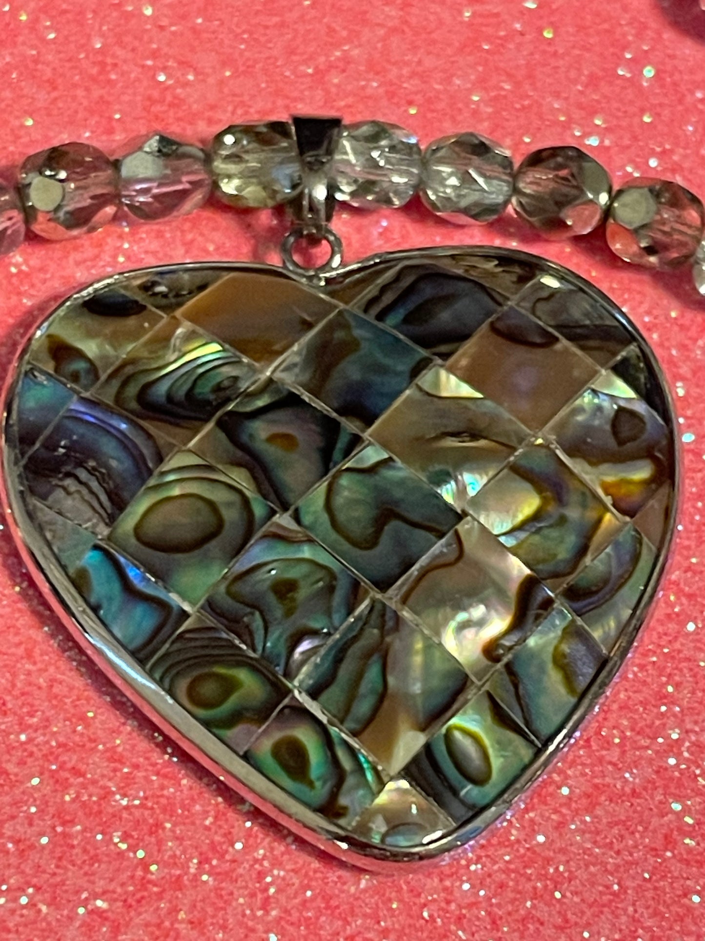 Abalone Heart Necklace
