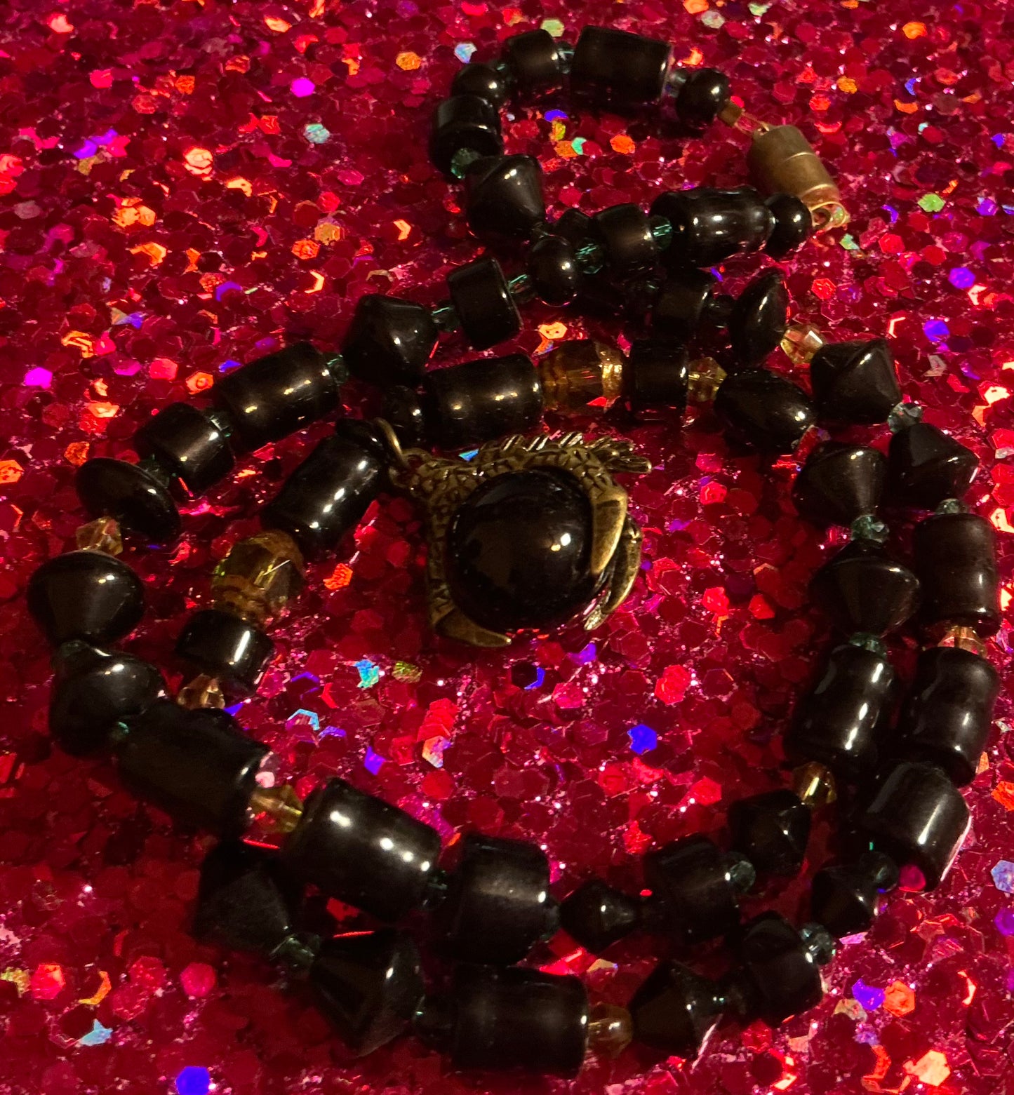 Goth Dragon Claw Necklace