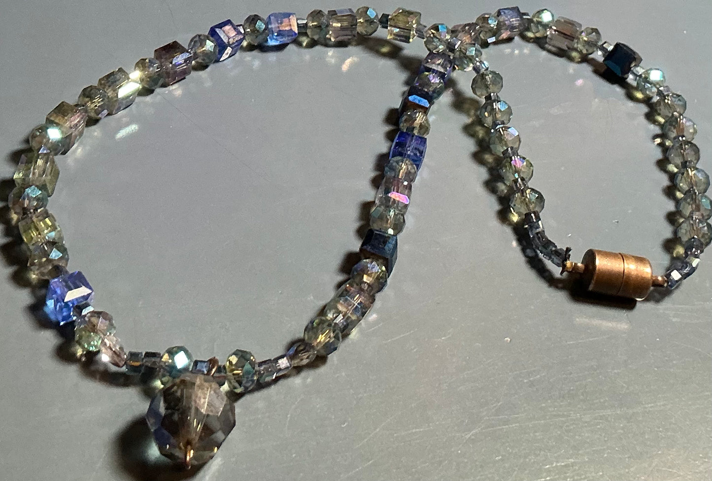 True Blue Crystal Choker