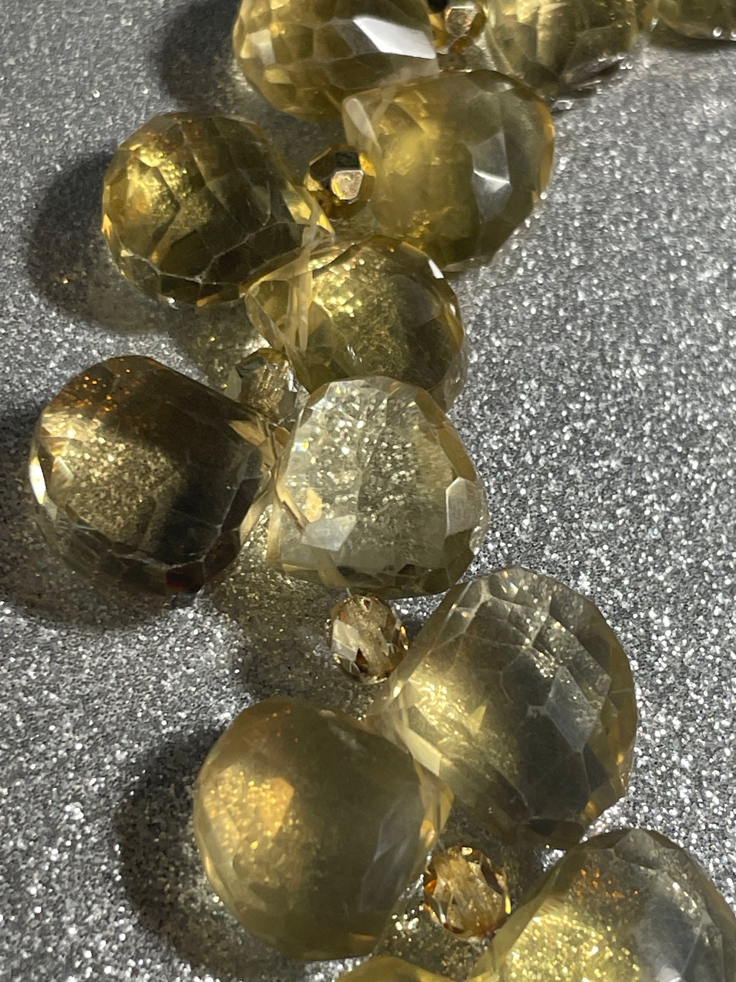 Yellow Mystic Quartz Statement Necklace