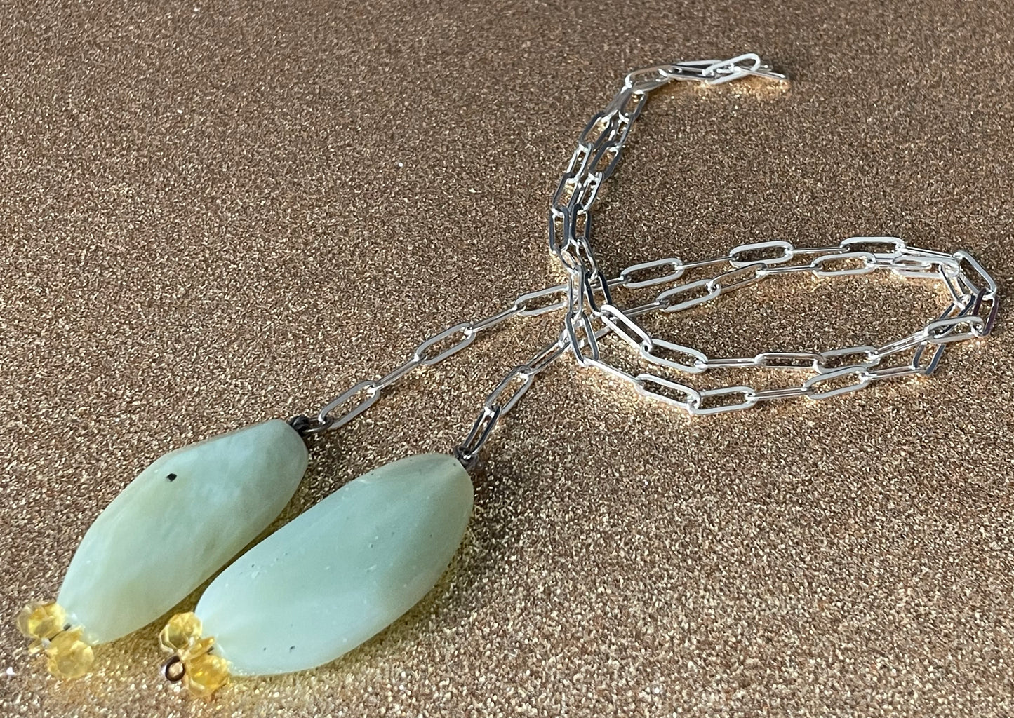 Chrysoprase Lariat