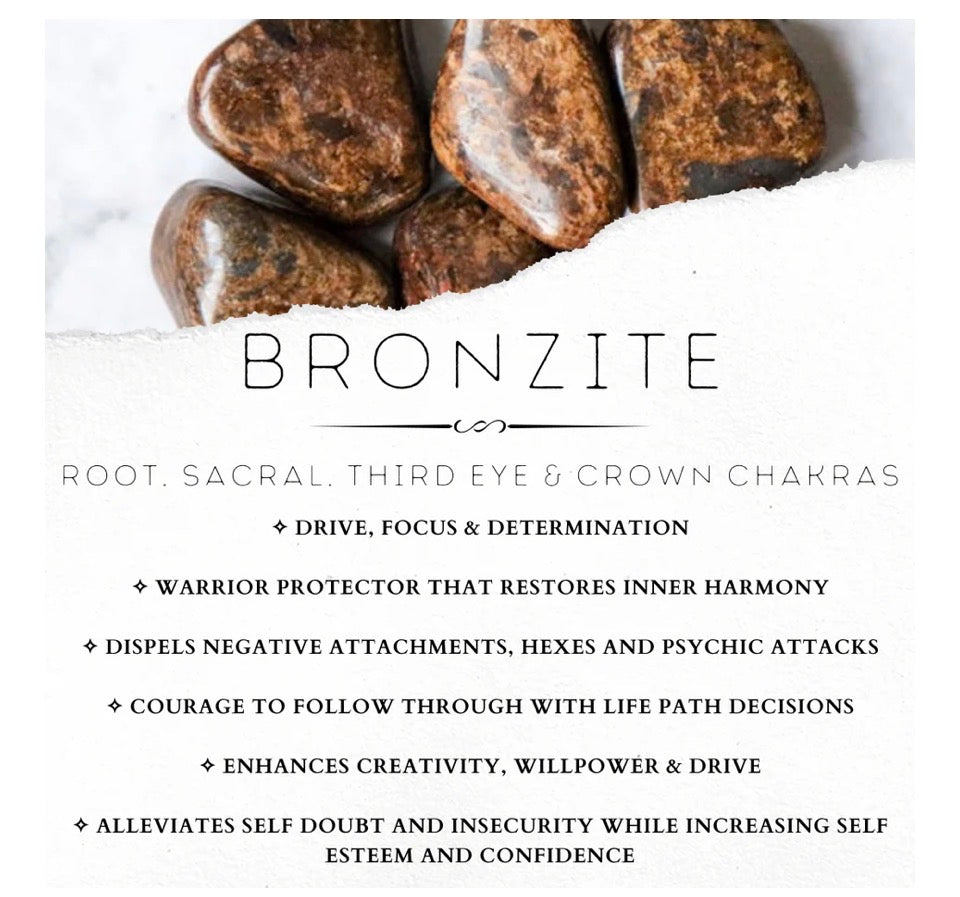 Bronzite Statement Necklace