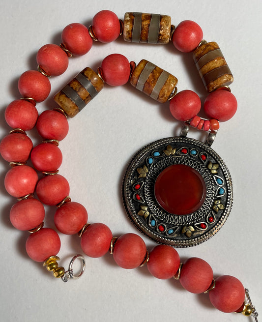 Afghan Kuchi Pendant Necklace