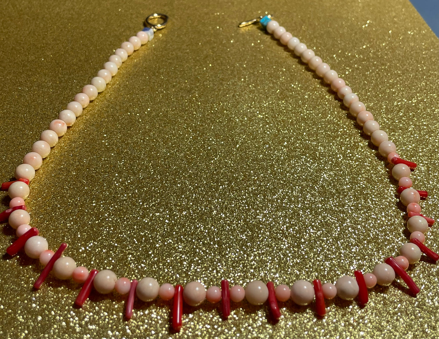 Coral on Coral Necklace