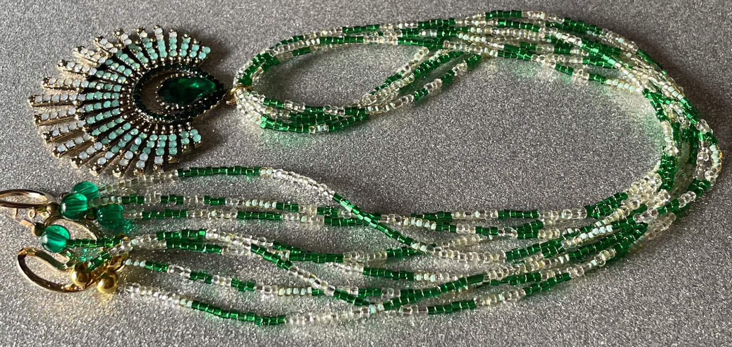 Nouveau "Emerald" Necklace