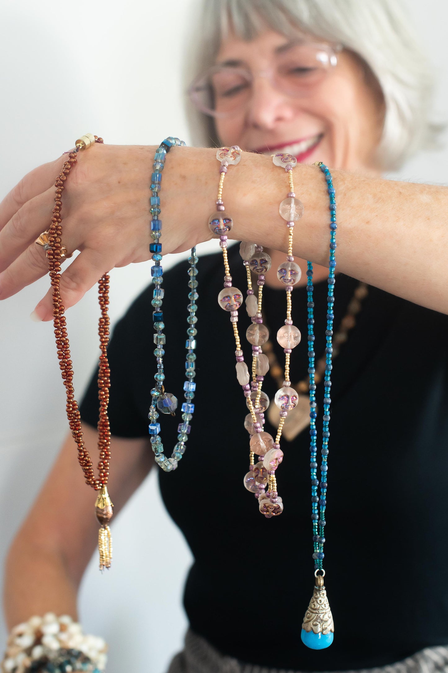 Blue Tibetan Pendant Necklace with Sodalite Accents