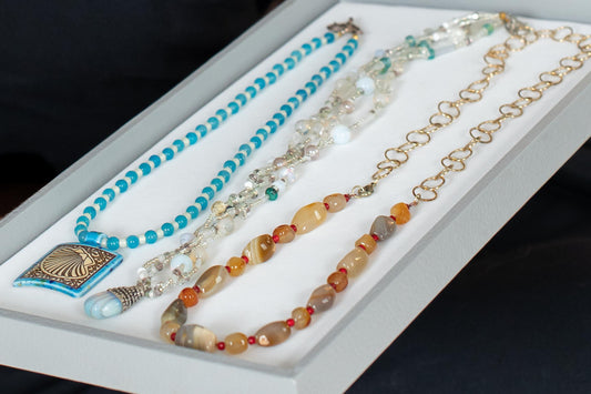 Agate and Gold Filled Necklace