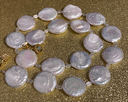 Coin Pearl Necklace