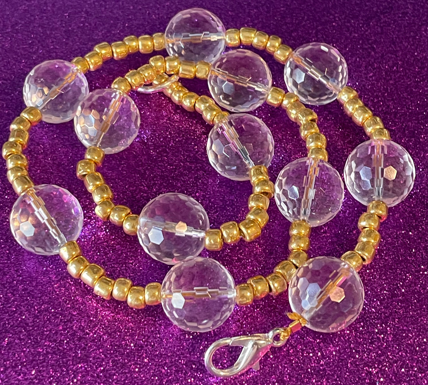 Crystal Globes Necklace