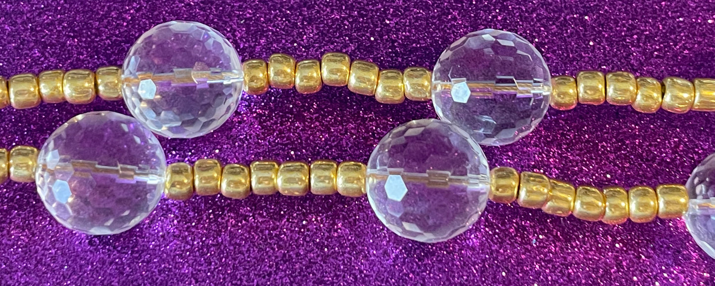 Crystal Globes Necklace