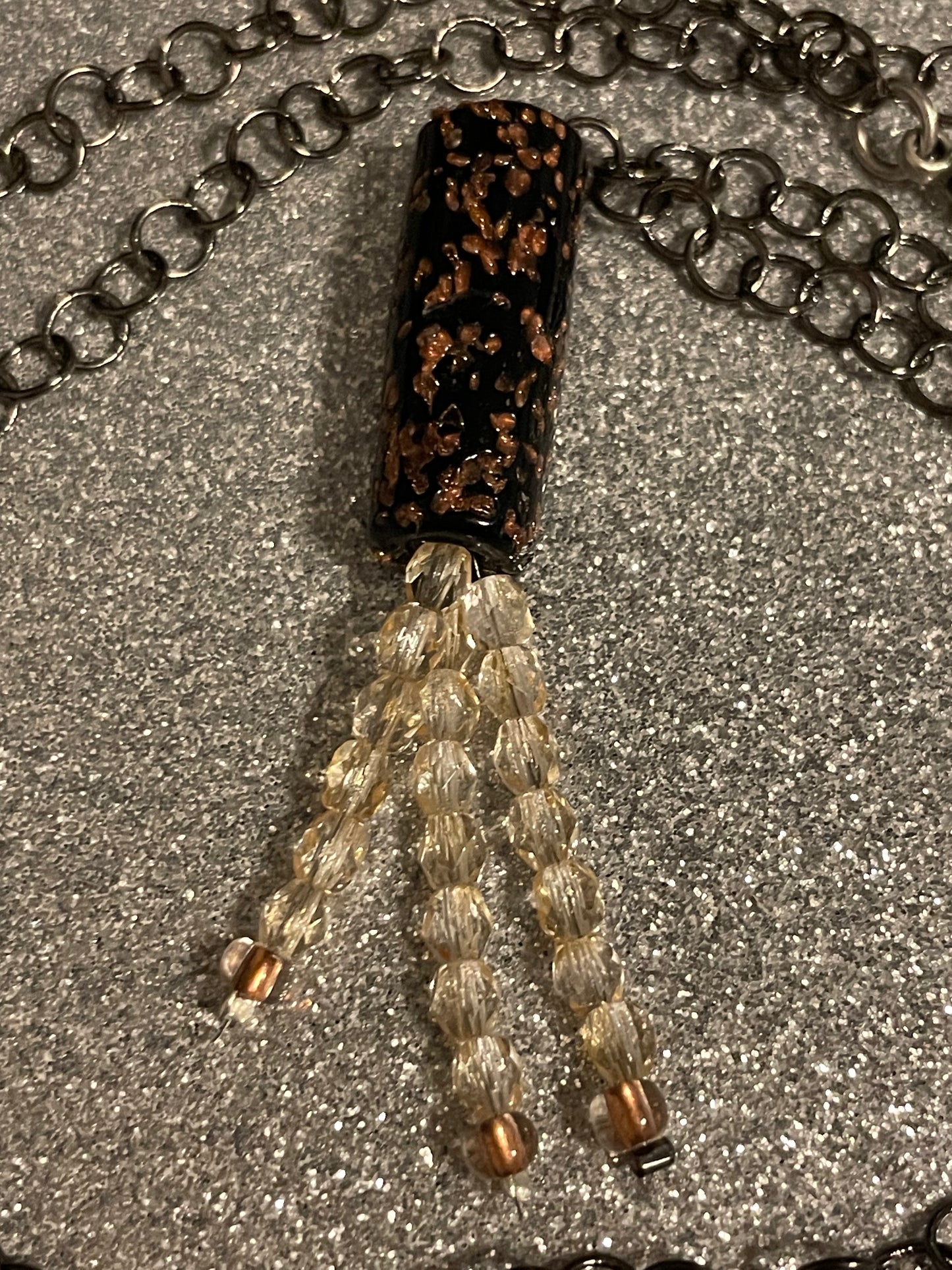 Understated Glittering Pendant