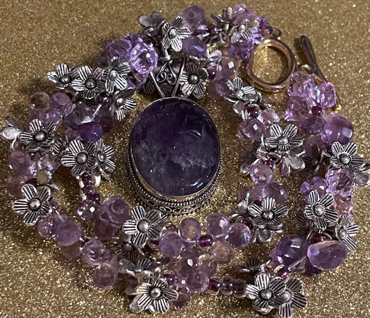 All About Amethyst Necklace