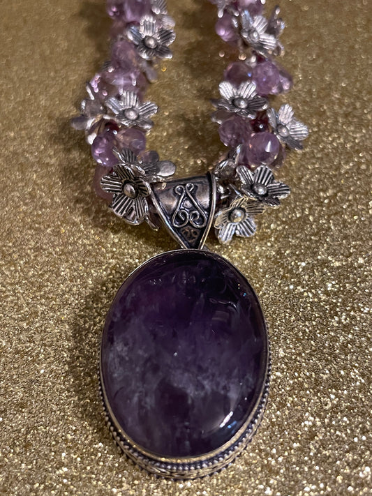 All About Amethyst Necklace