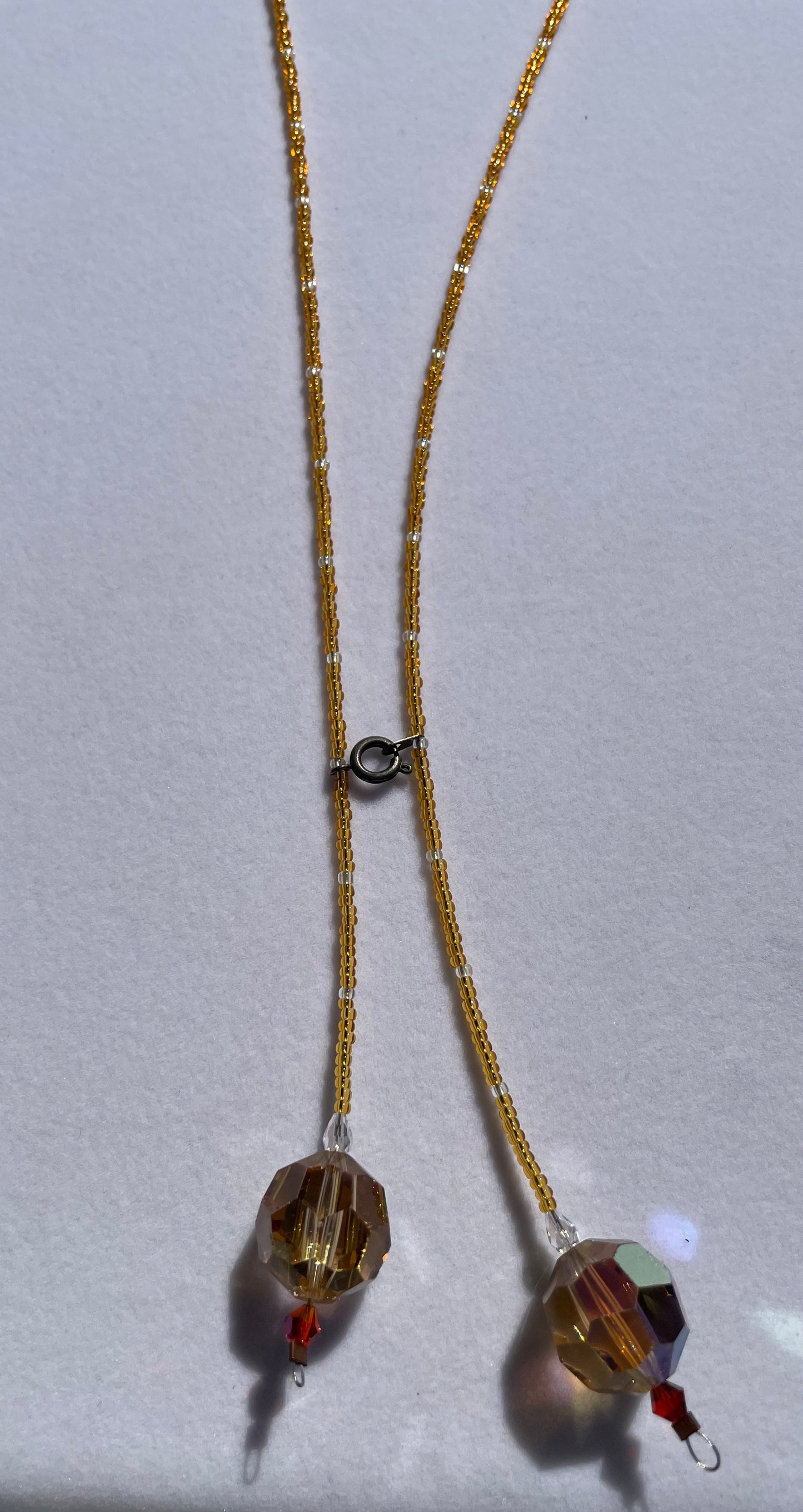 Unique Swarovski Quasi-Lariat