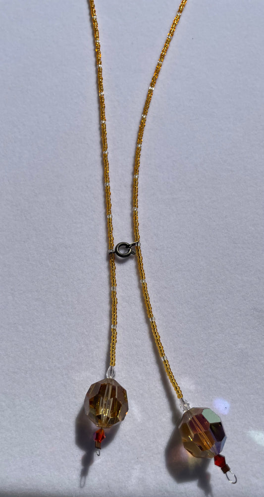 Unique Swarovski Quasi-Lariat