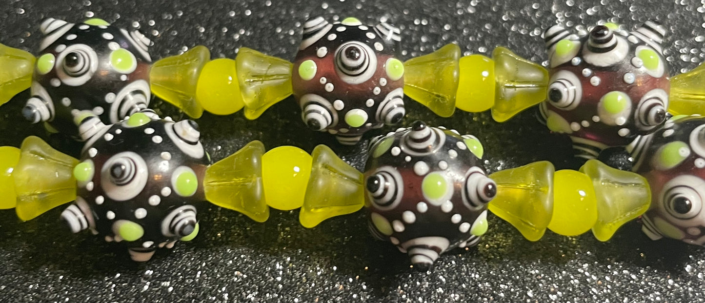 Boho Glass Necklace