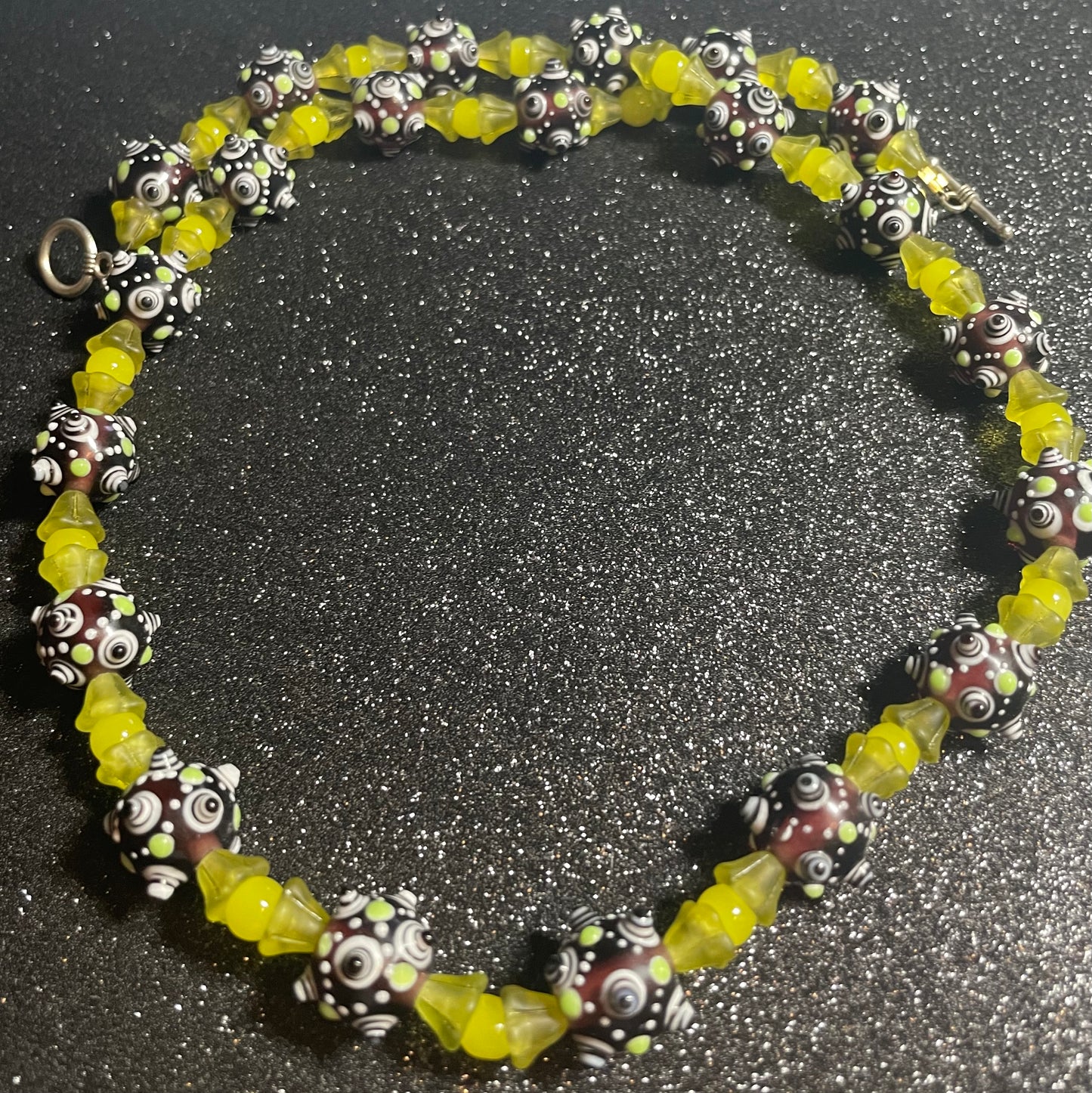 Boho Glass Necklace