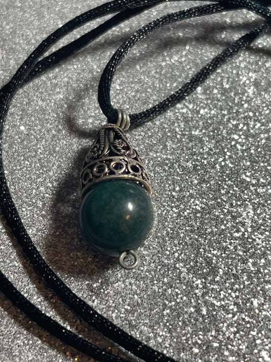 Jasper Pendant Necklace