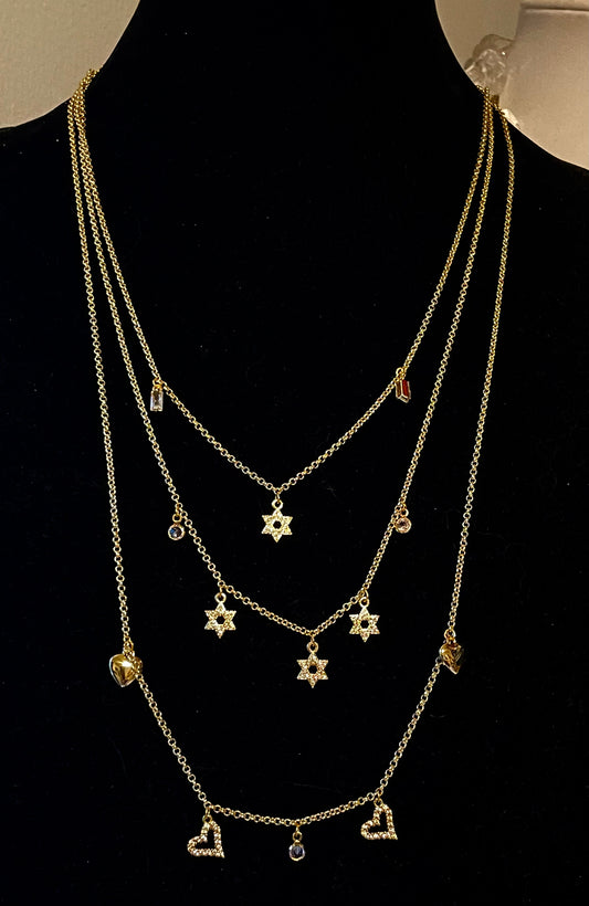 .2% Triple Strand Necklace
