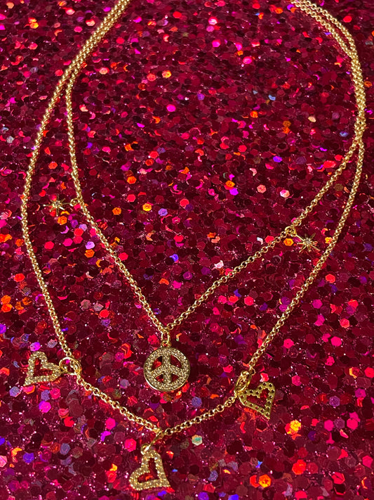 Peace and Love Necklace 2