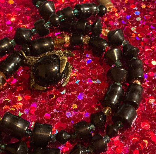 Goth Dragon Claw Necklace