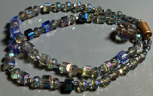 True Blue Crystal Choker