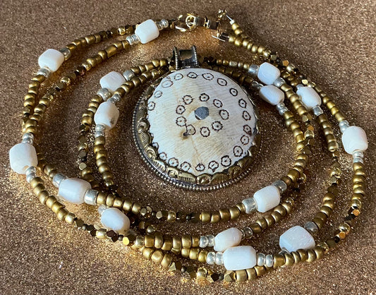 Tibetan Conch Pendant