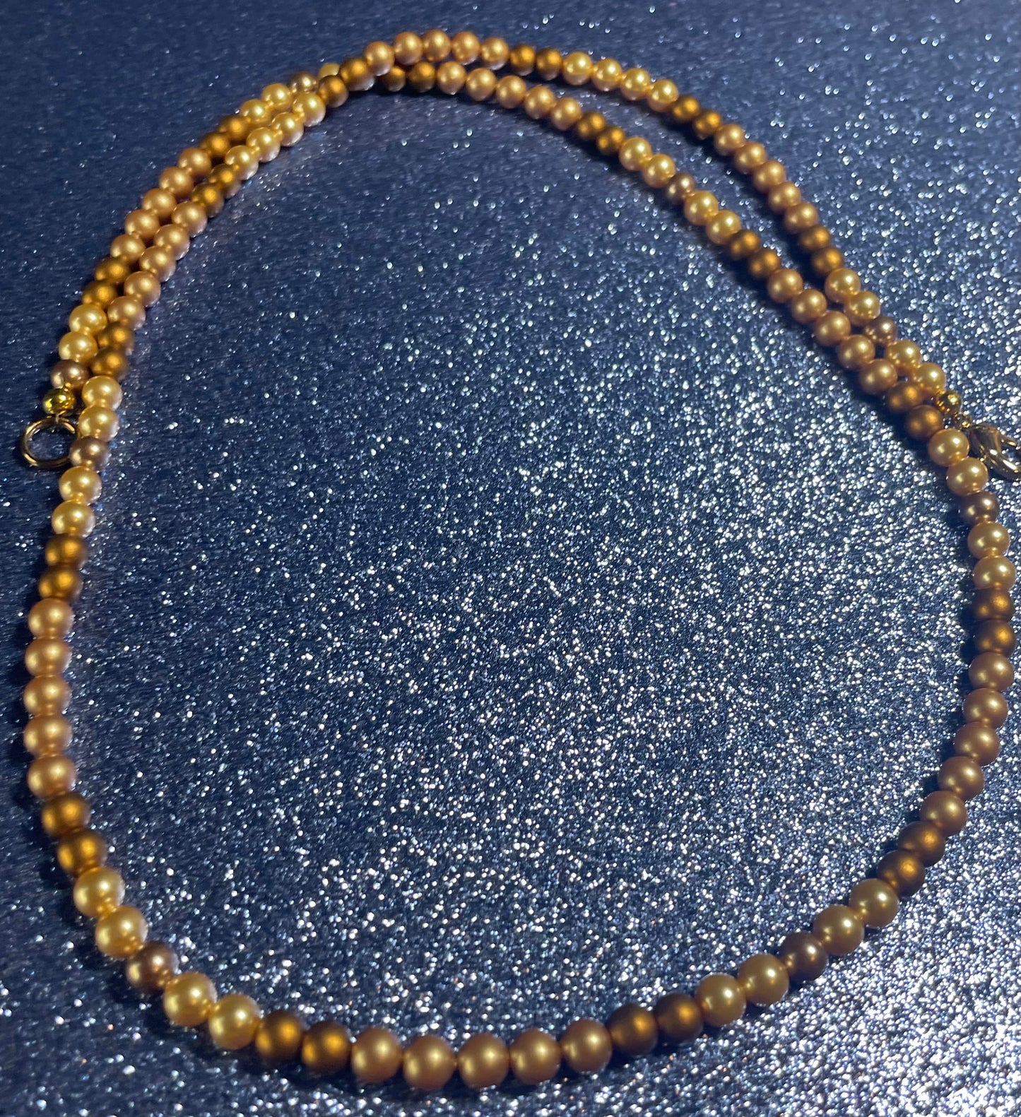 Golden Pearls Necklace