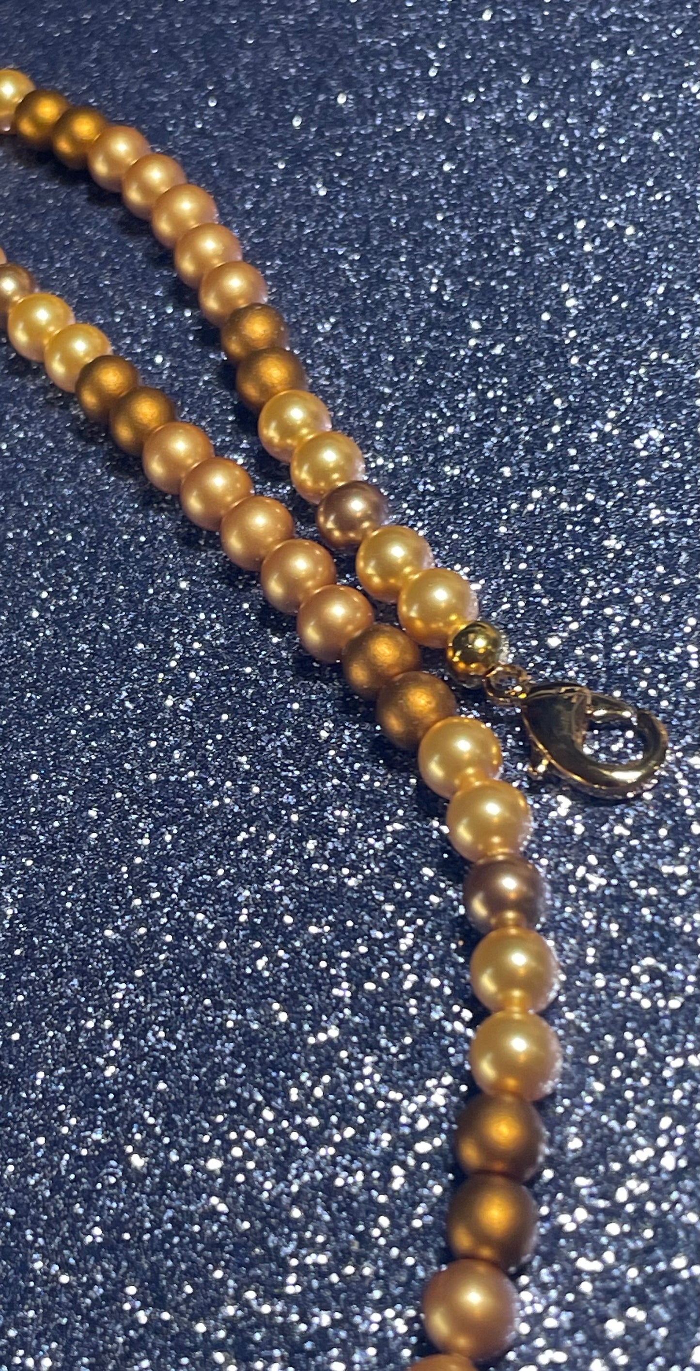 Golden Pearls Necklace