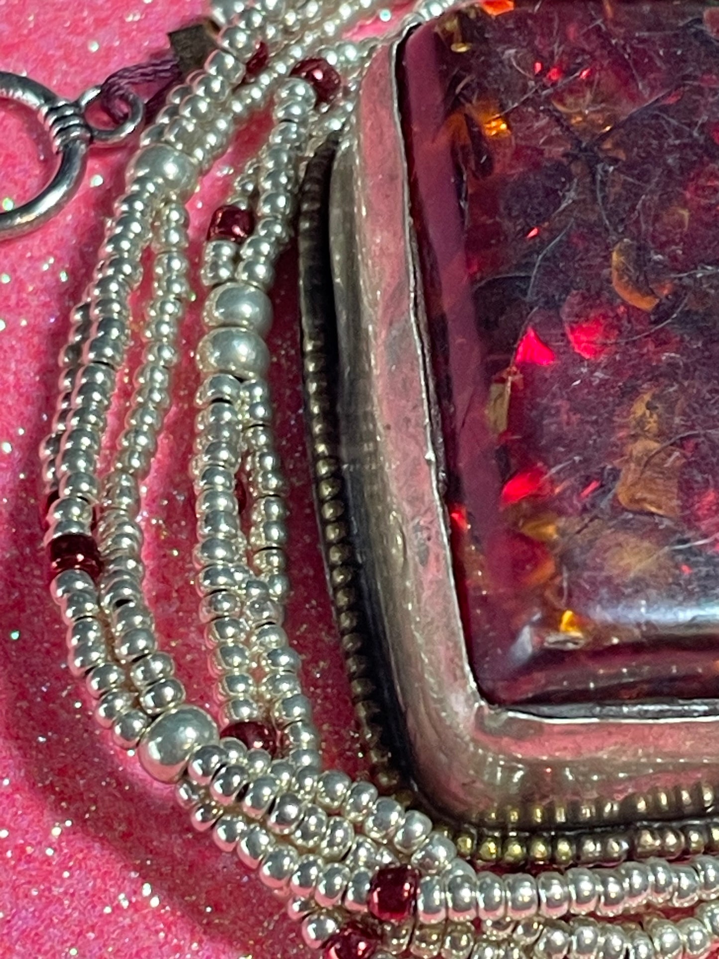 Superior Amber Pendant Necklace