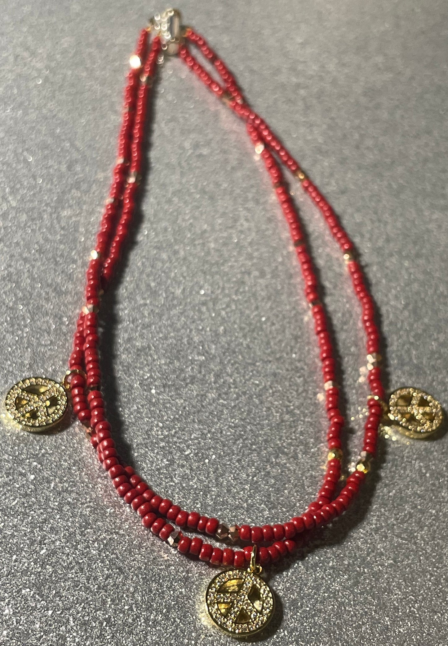 Peace and Love Necklace 1