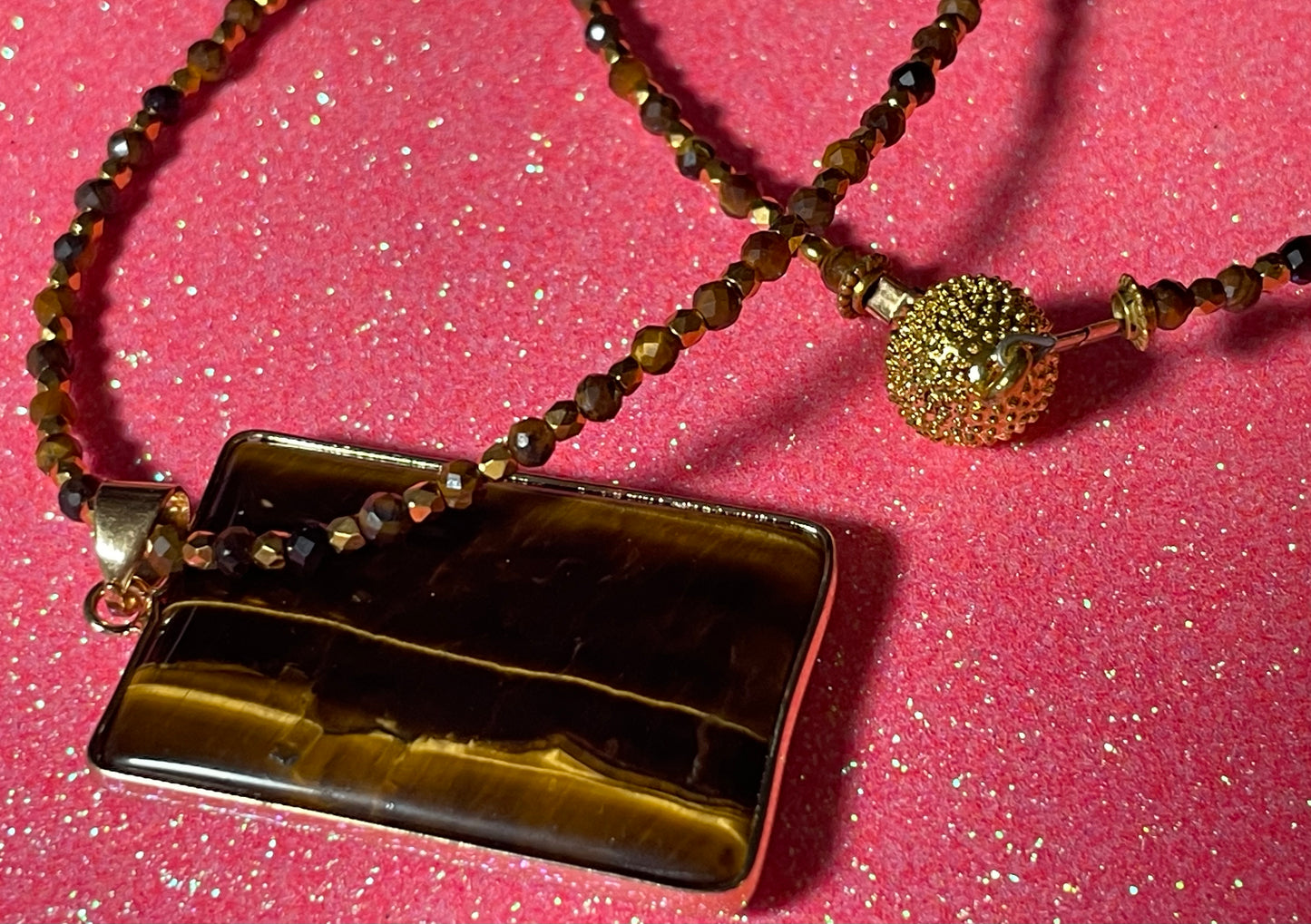 Resplendent Tiger Eye Necklace