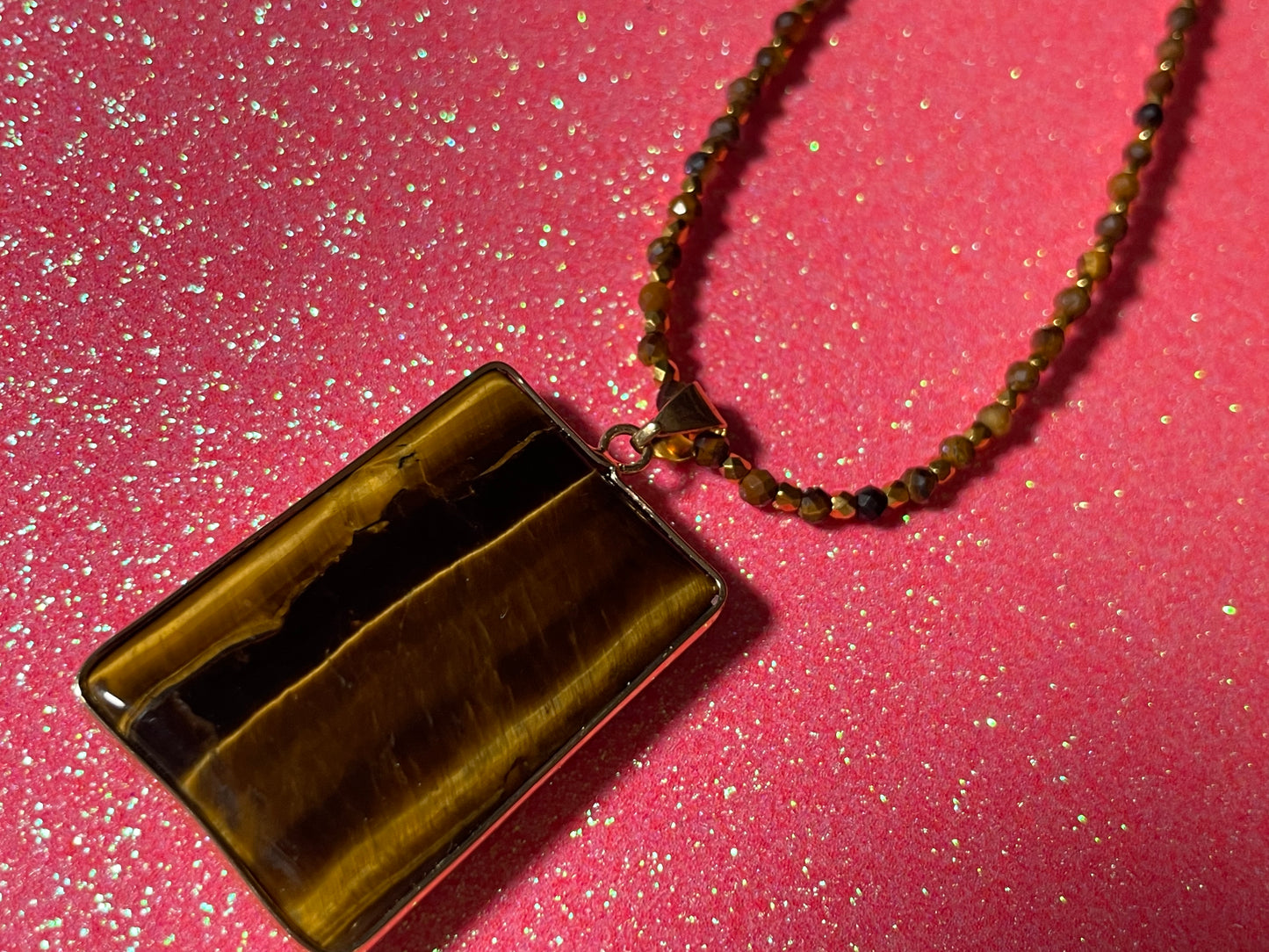 Resplendent Tiger Eye Necklace