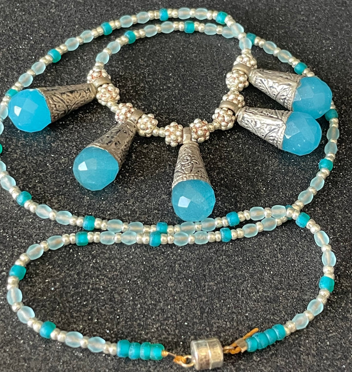Blue Chalcedony Necklace